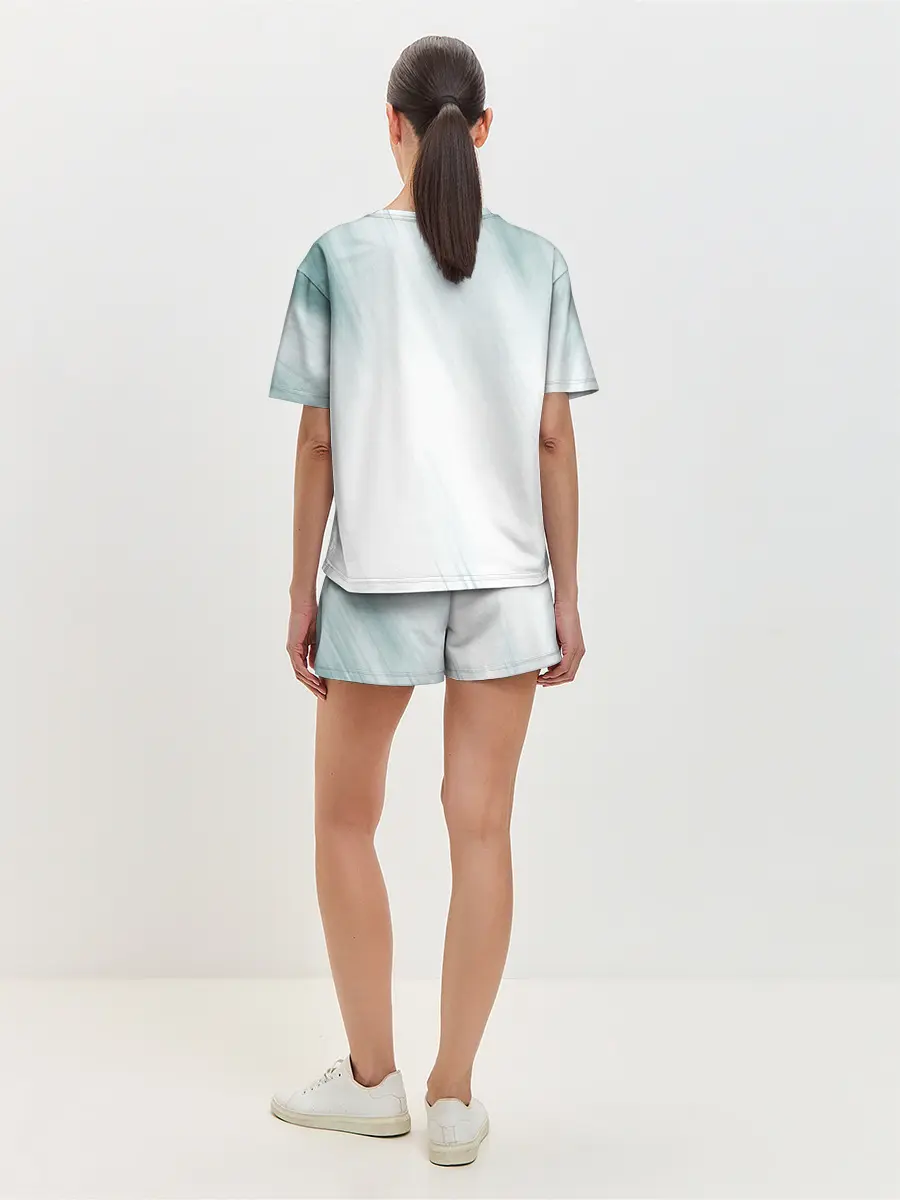 Женская пижама с шортами / Аста и Юно малыши Чёрный клевер