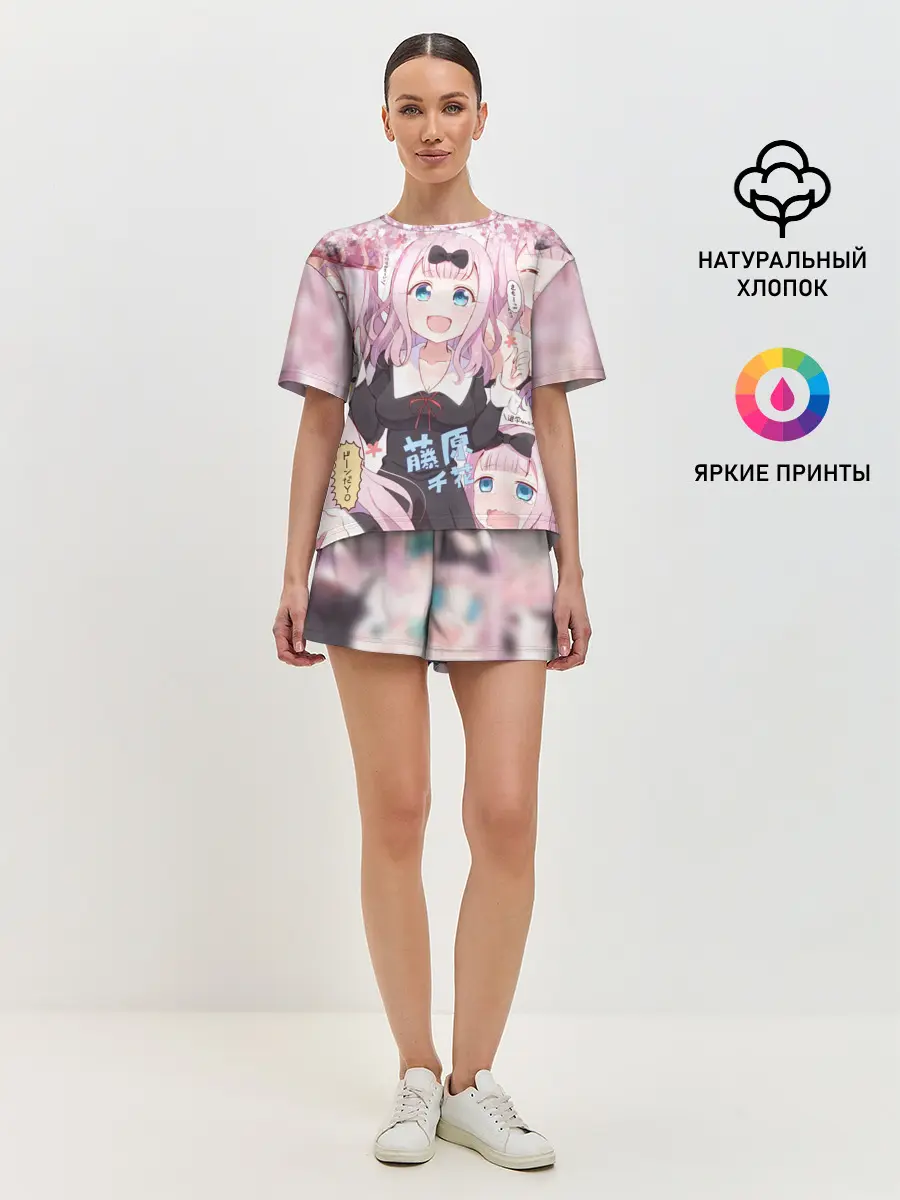 Женская пижама с шортами / Chika-Fujiwara