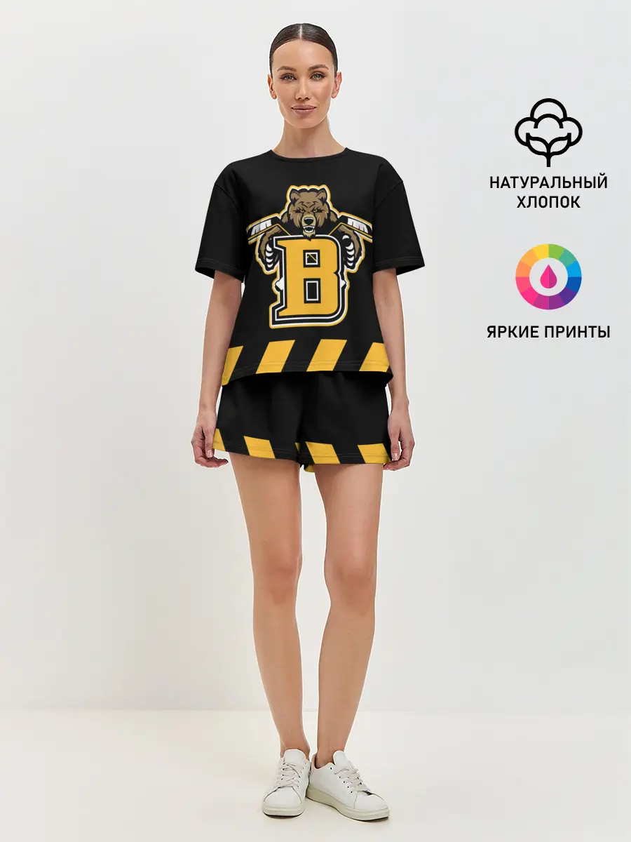 Женская пижама с шортами / BOSTON BRUINS