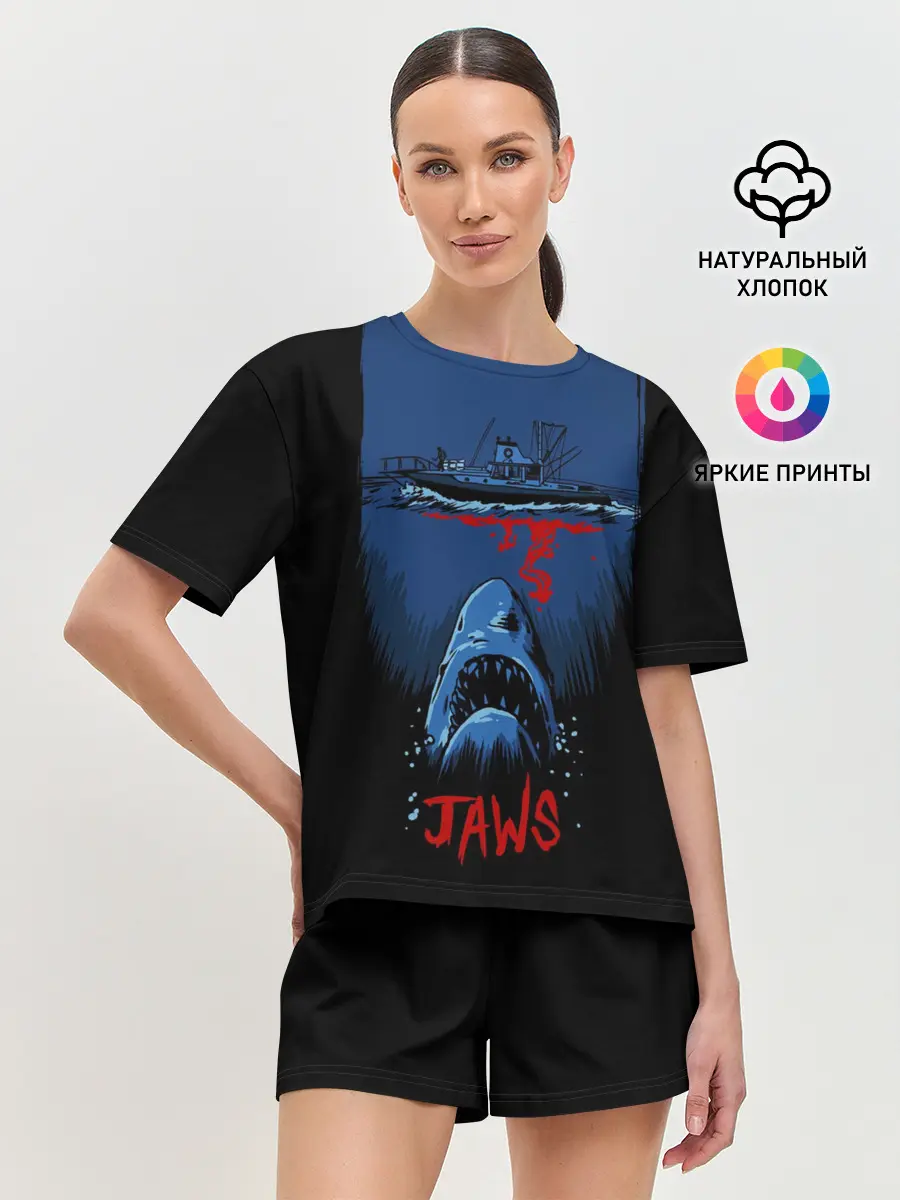 Женская пижама с шортами / Jaws movie
