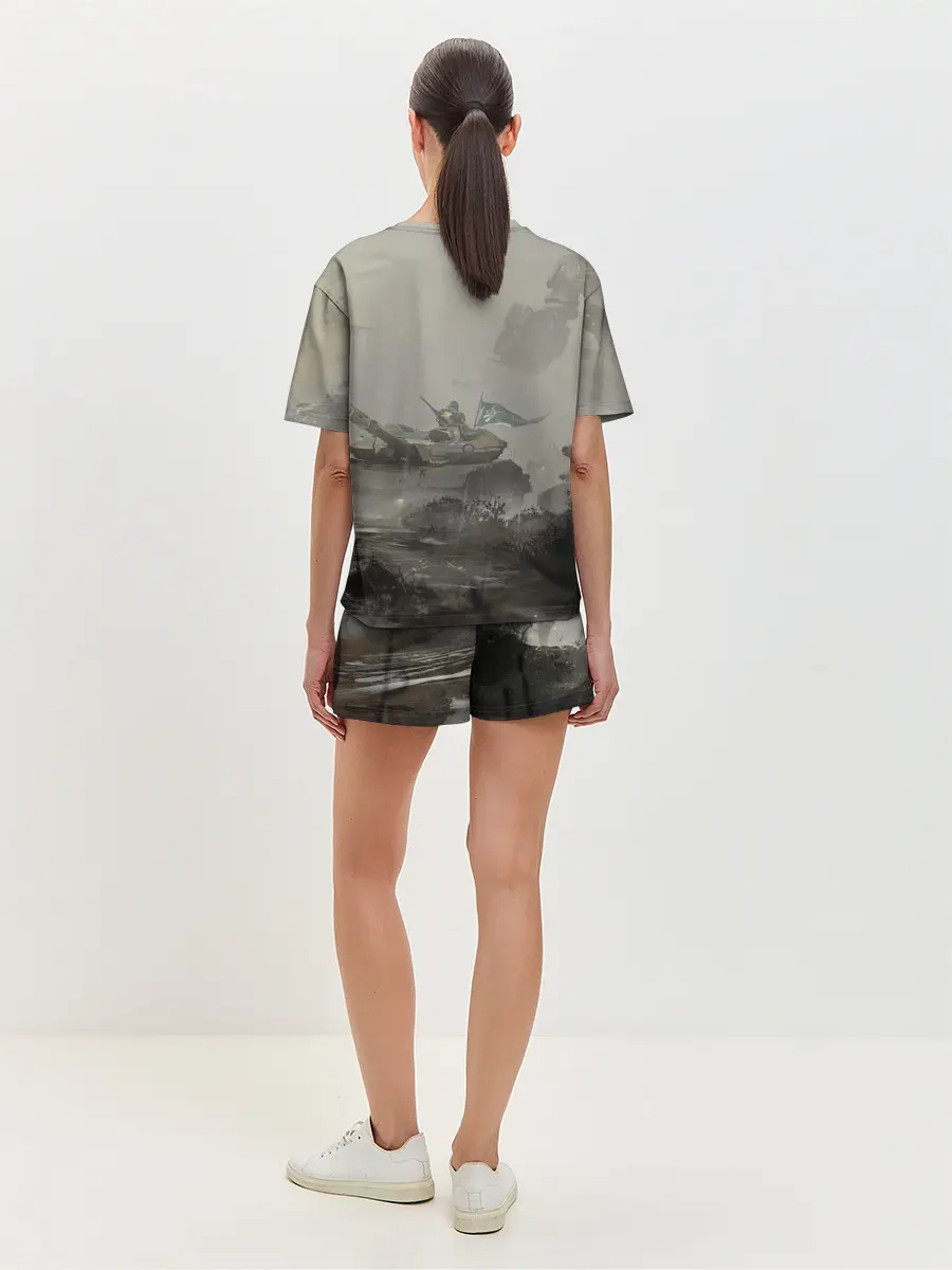 Женская пижама с шортами / SkulMech