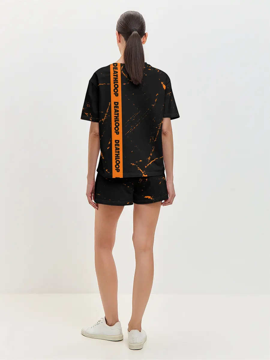 Женская пижама с шортами / Deathloop - Grunge