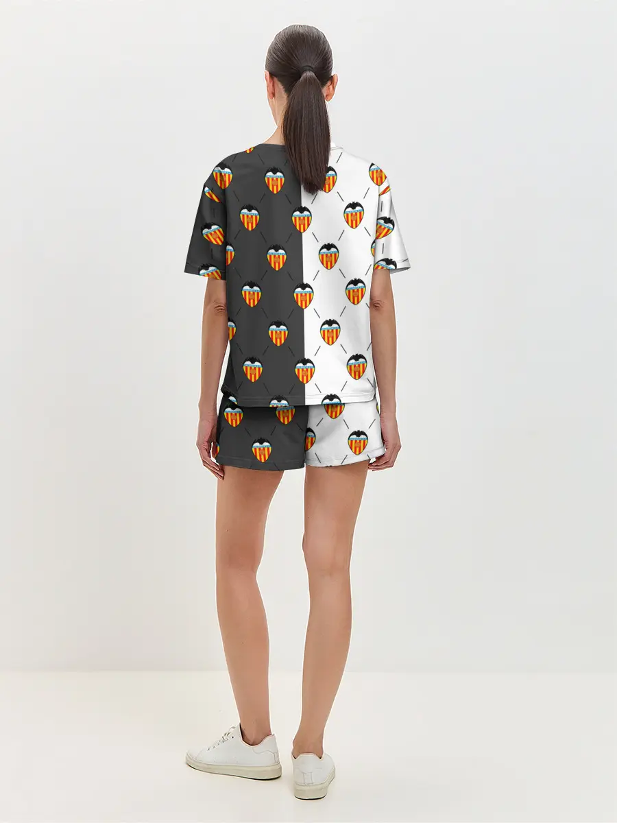 Женская пижама с шортами / FC VALENCIA / ФК ВАЛЕНСИЯ