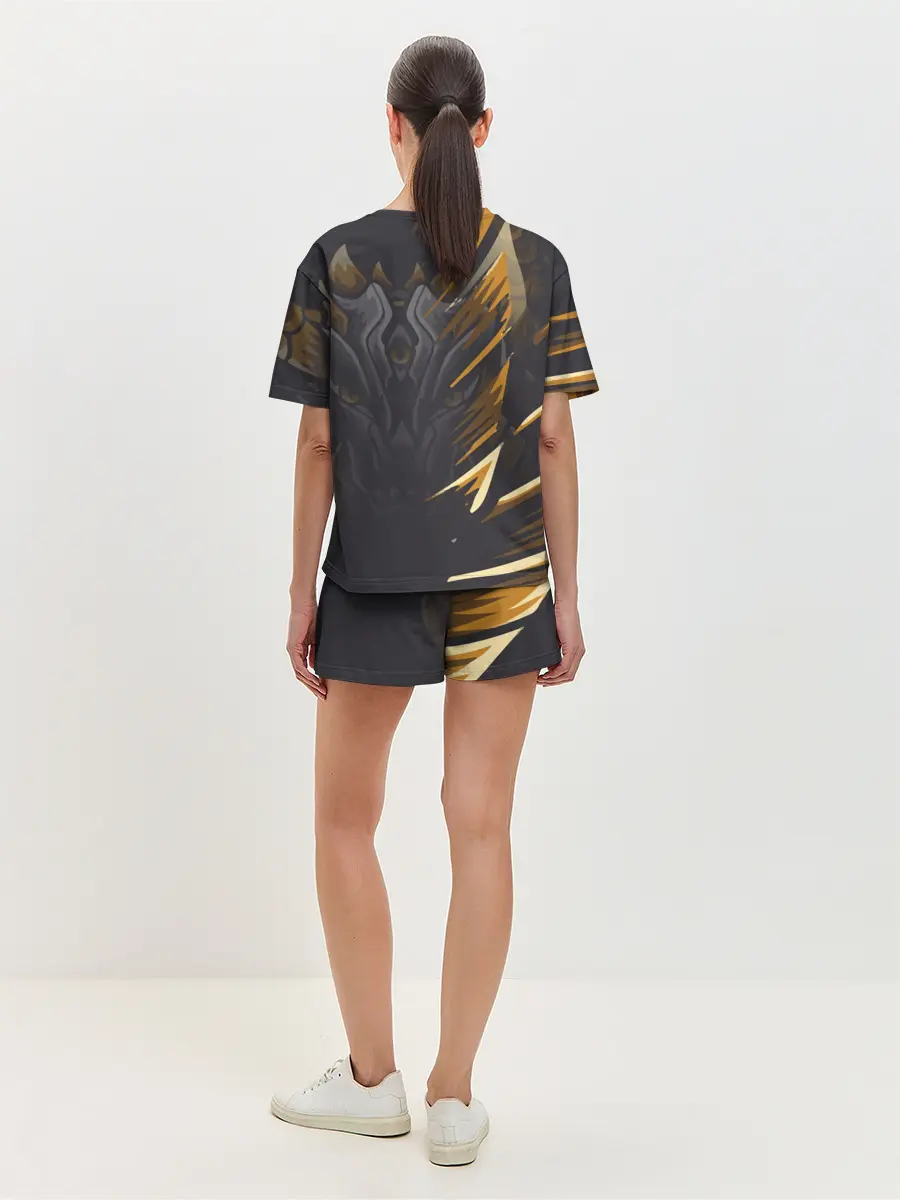 Женская пижама с шортами / Монстр