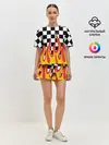 Женская пижама с шортами / ОГОНЬ / УЗОР / PATTERN