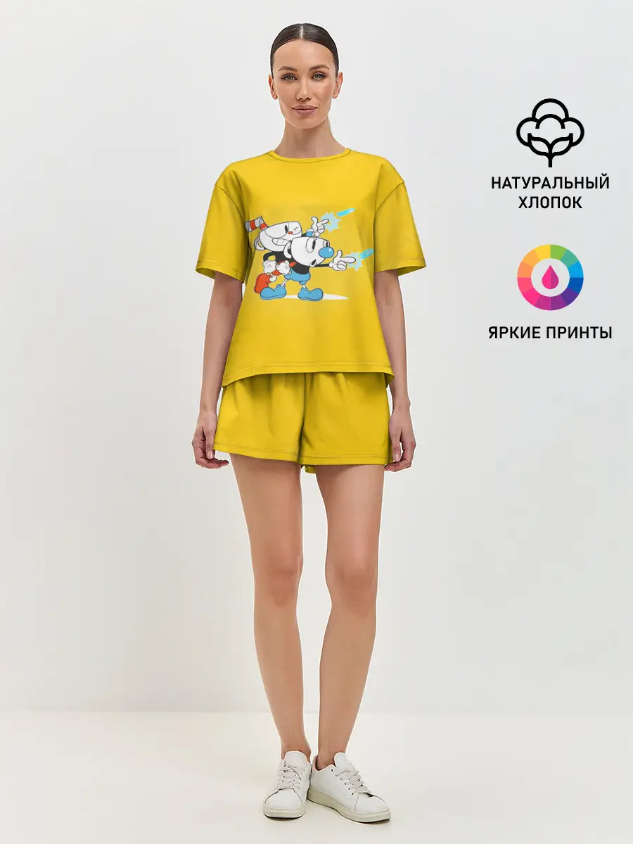 Женская пижама с шортами / Cupower