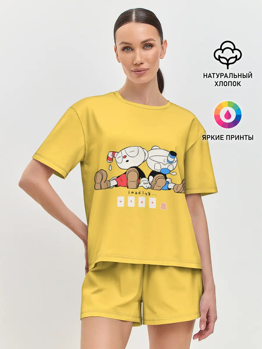 Женская пижама с шортами / Loading Cup