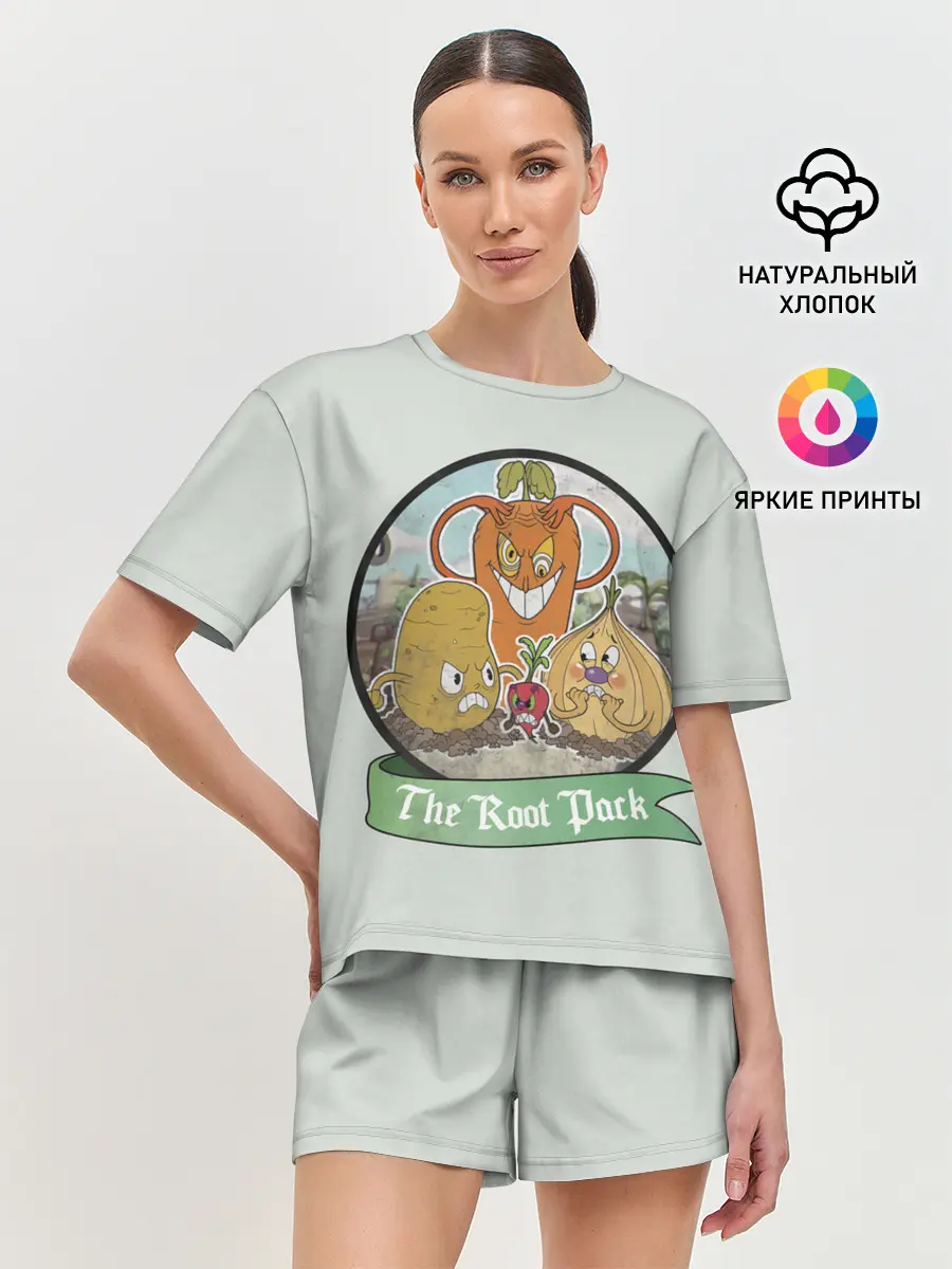 Женская пижама с шортами / The Root Pack