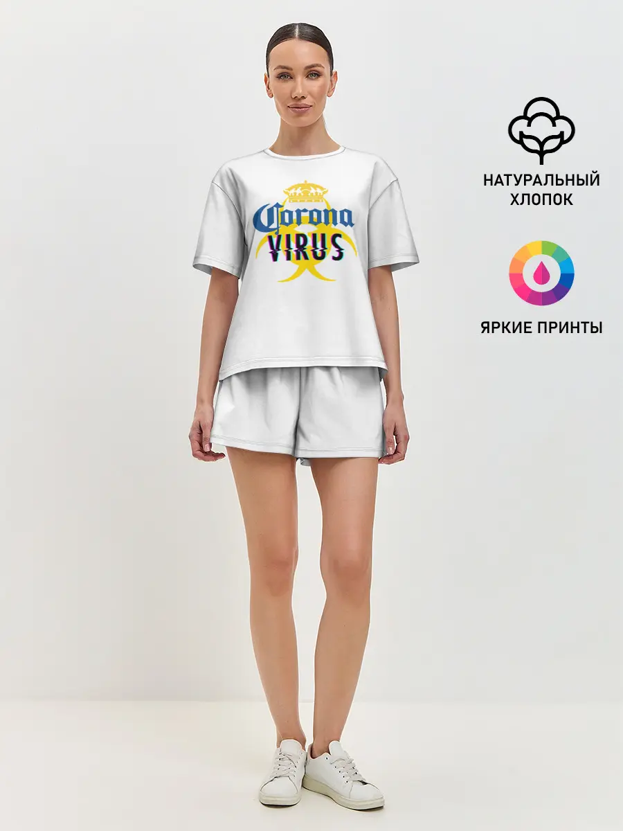 Женская пижама с шортами / Корона Виоус