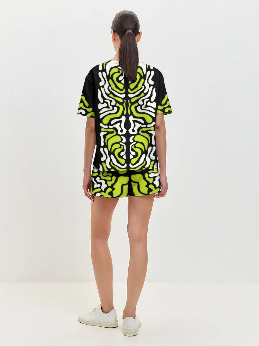 Женская пижама с шортами / УФО УЗОР