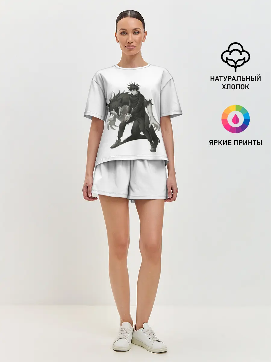 Женская пижама с шортами / Фушигуро Мегуми