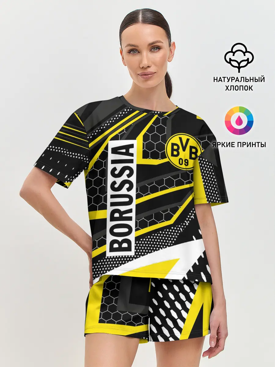 Женская пижама с шортами / ФК БОРУССИЯ / FC BORUSSIA