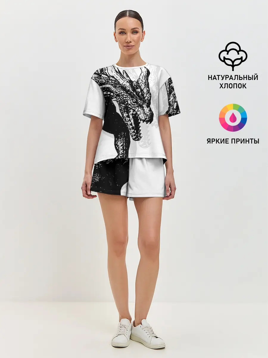 Женская пижама с шортами / Dragon