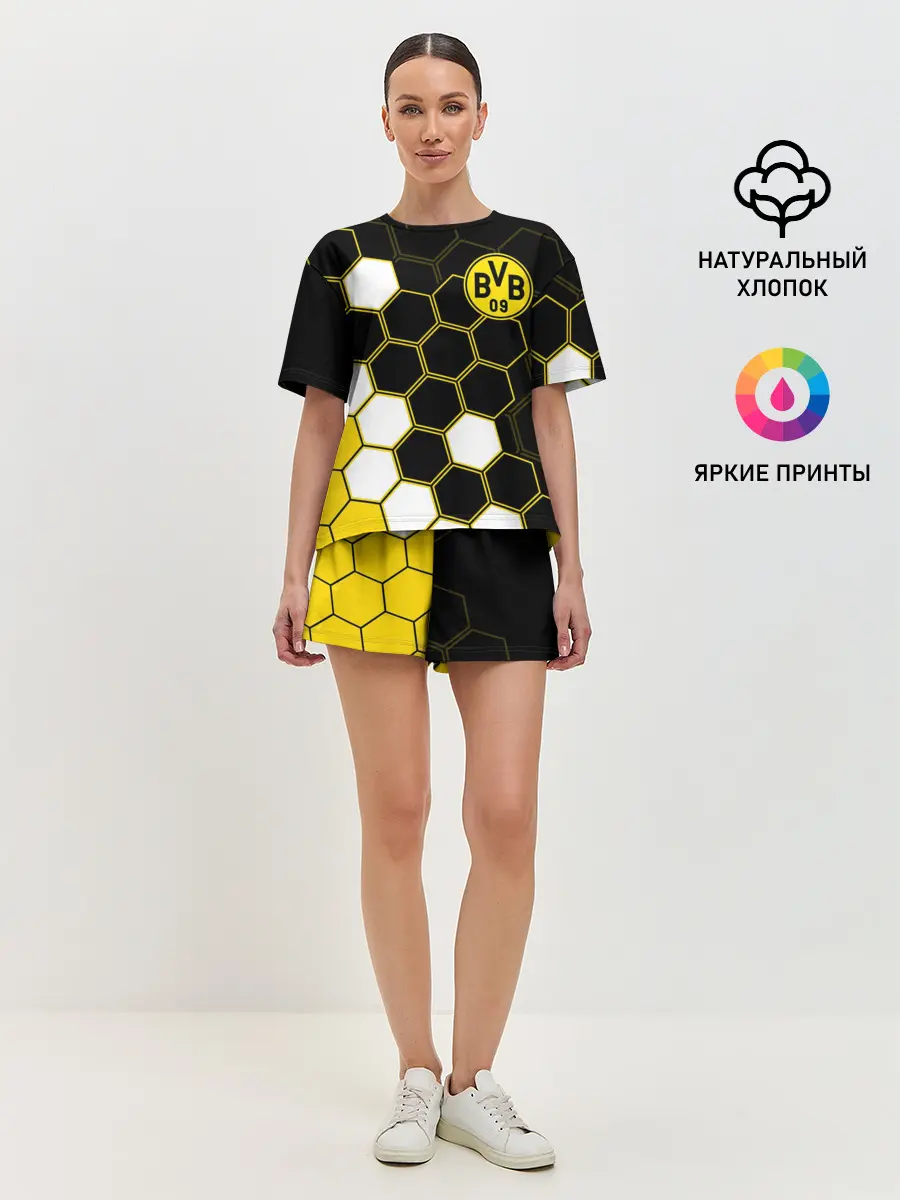 Женская пижама с шортами / ФК БОРУССИЯ / FC BORUSSIA
