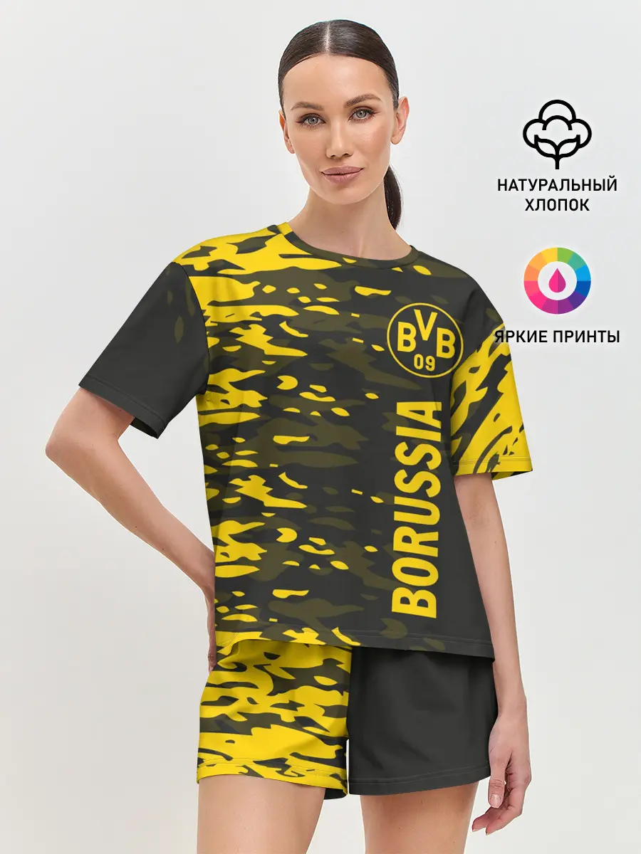Женская пижама с шортами / ФК БОРУССИЯ / FC BORUSSIA