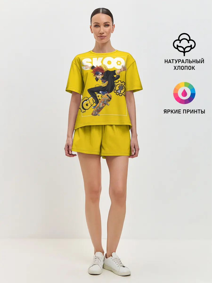 Женская пижама с шортами / SK8 the Infinity, Реки Кян