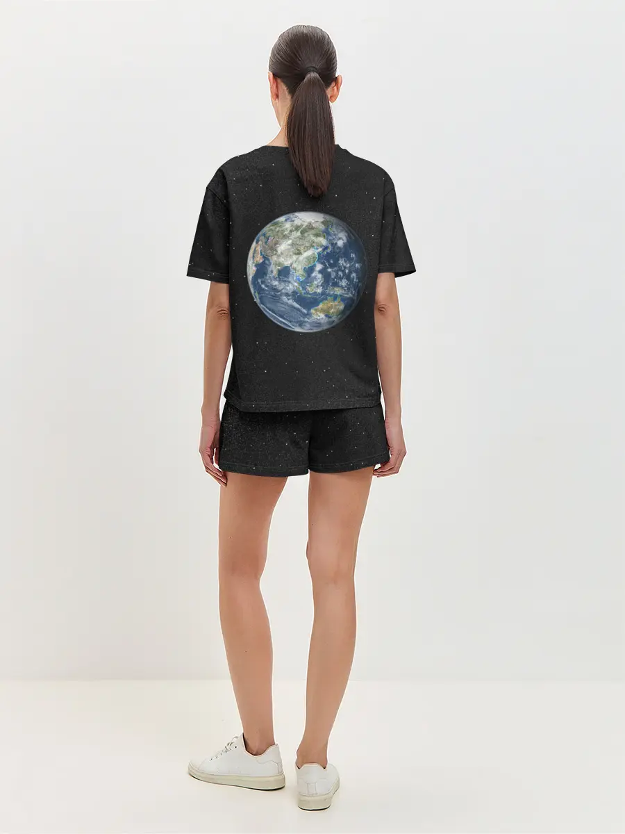 Женская пижама с шортами / ПланеТа ЗемЛя
