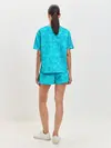 Женская пижама с шортами / Морская тема
