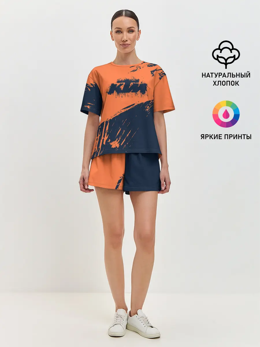 Женская пижама с шортами / KTM | ГРАНЖ