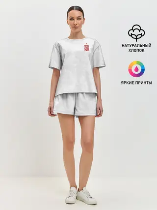 Женская пижама с шортами / форма сборной Испании
