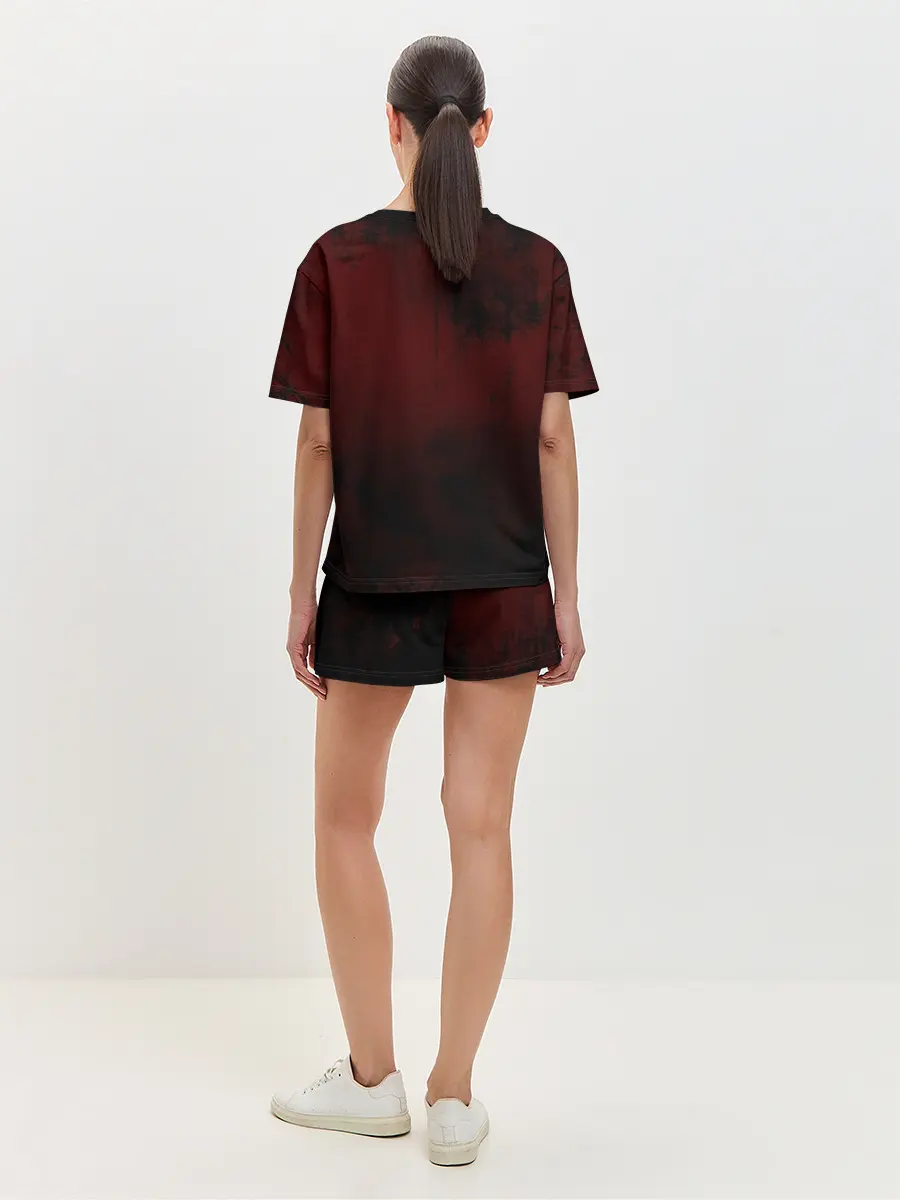 Женская пижама с шортами / Аста с книгой магии и демон