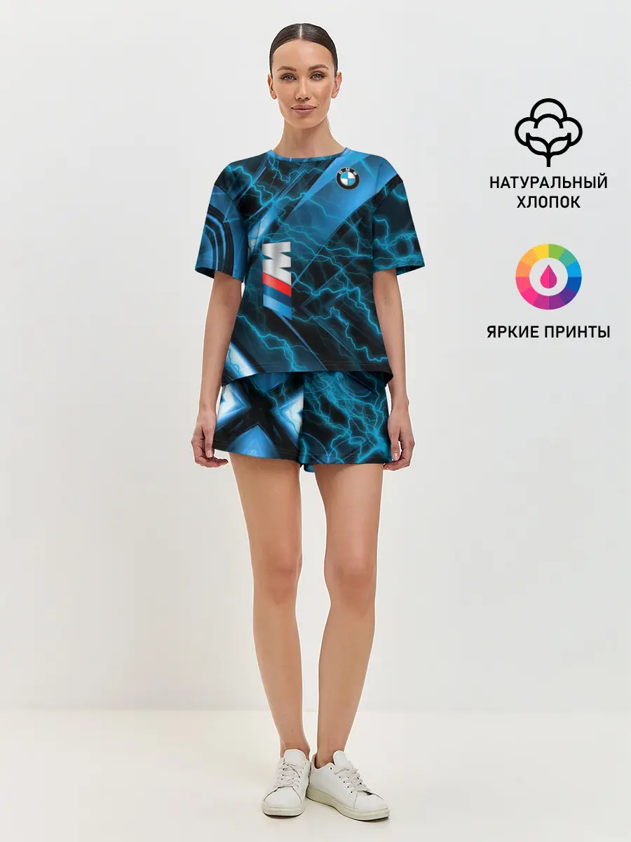 Женская пижама с шортами / BMW