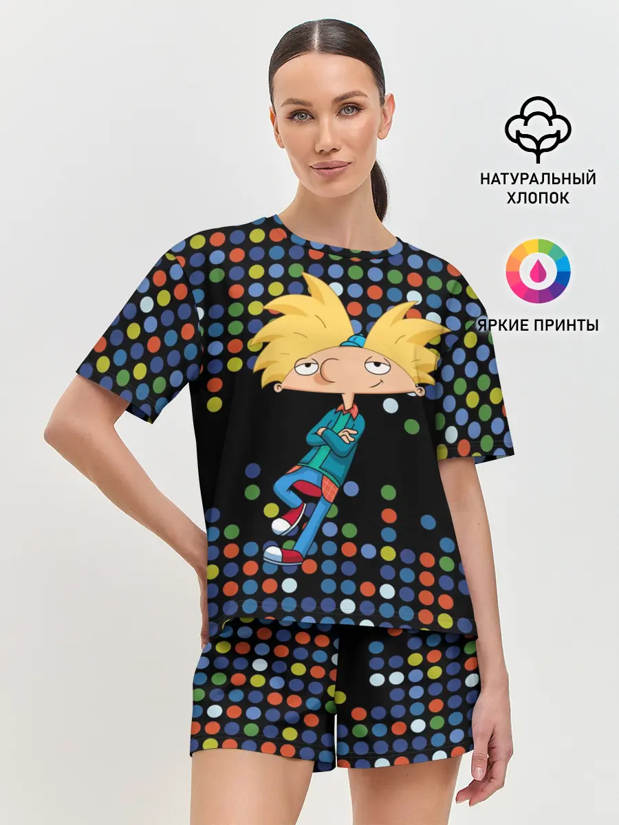 Женская пижама с шортами / Хей, Арнольд!