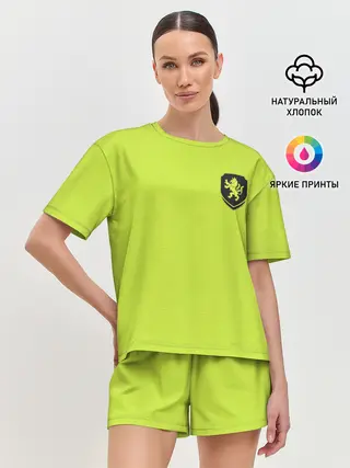 Женская пижама с шортами / Форма Чехия гостевая