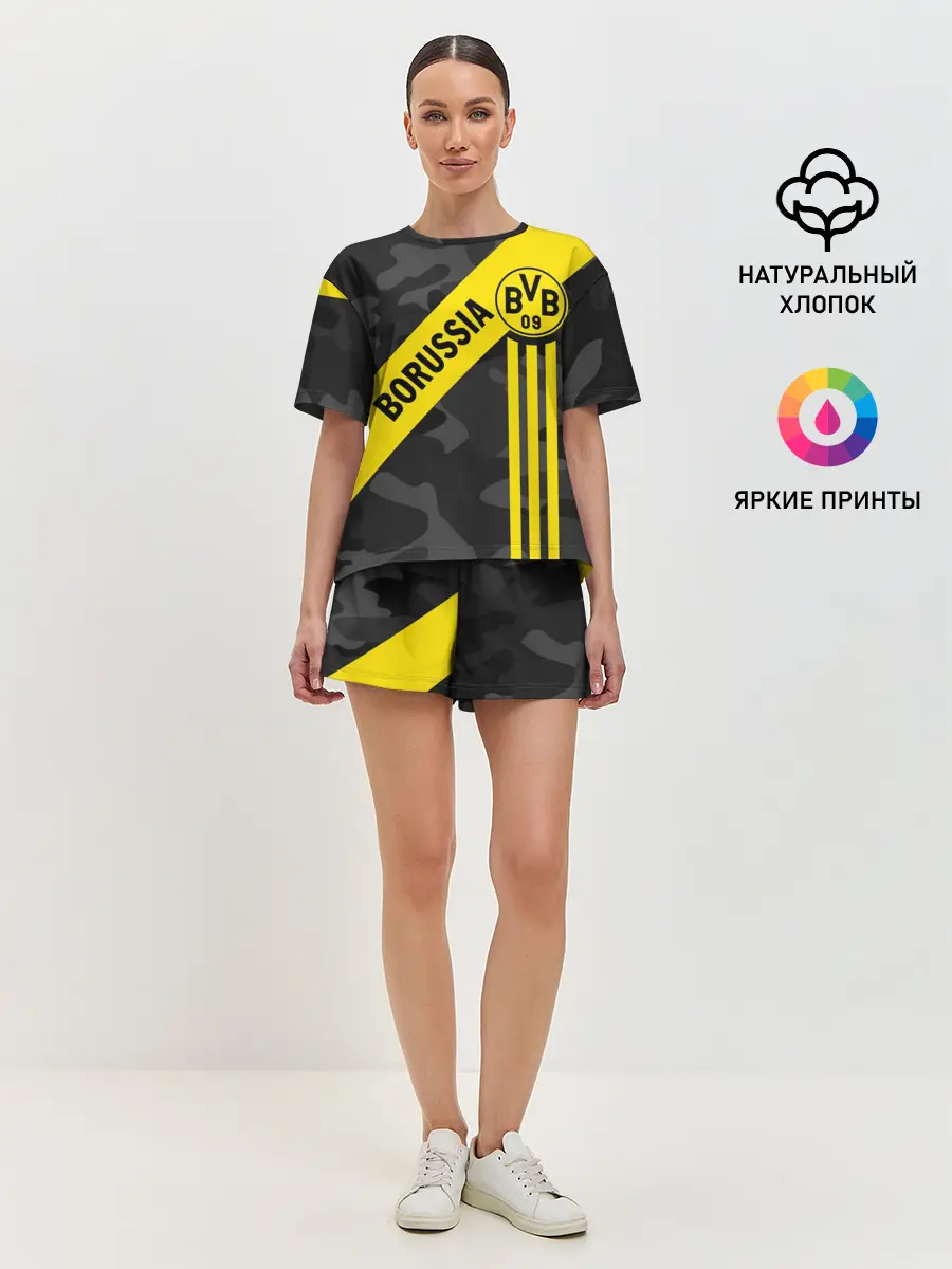 Женская пижама с шортами / ФК БОРУССИЯ / FC BORUSSIA