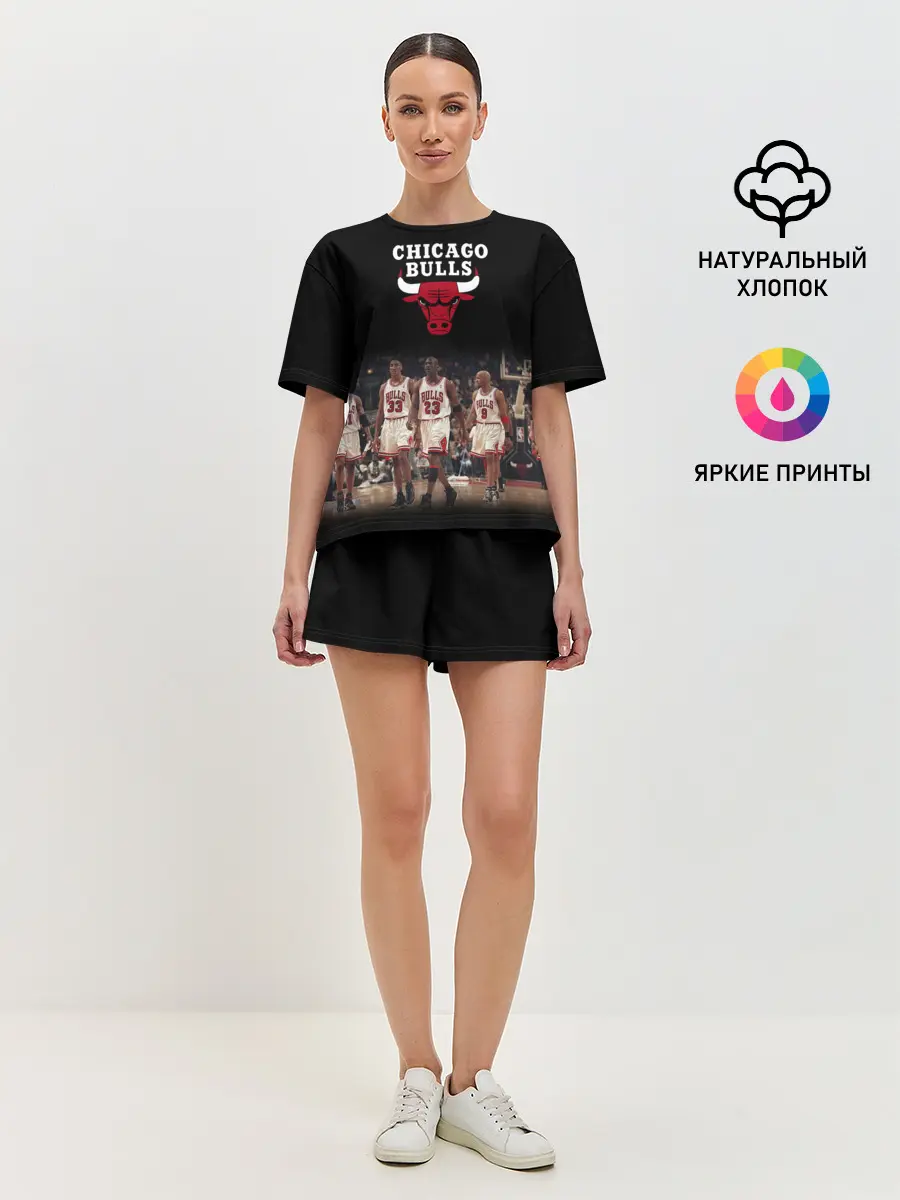Женская пижама с шортами / CHICAGO BULLS [3]
