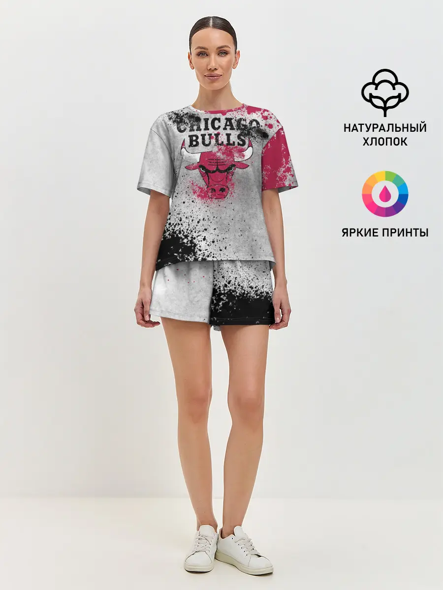 Женская пижама с шортами / CHICAGO BULLS [8]