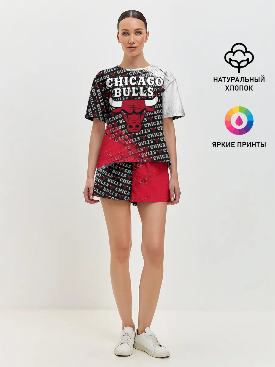 Женская пижама с шортами / CHICAGO BULLS [6]