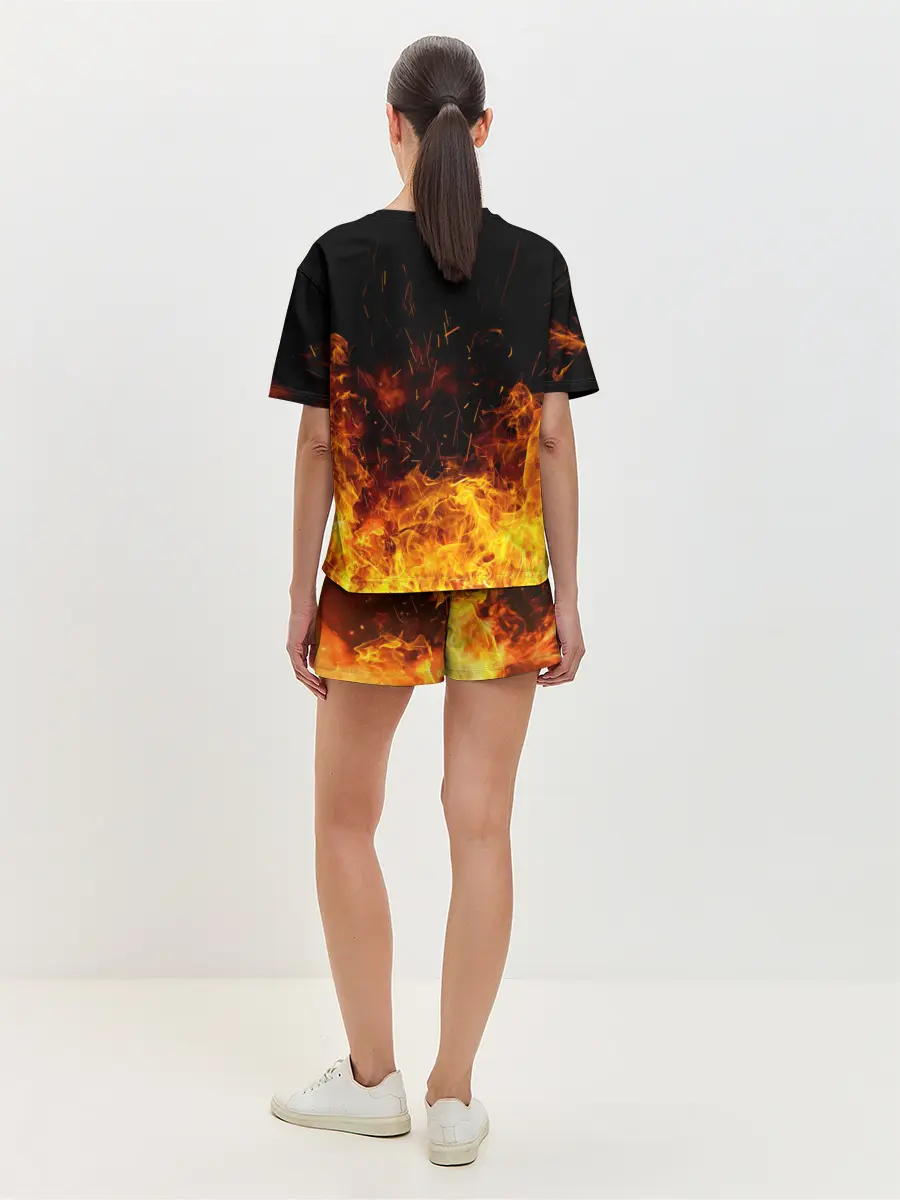 Женская пижама с шортами / Переиграл и уничтожил