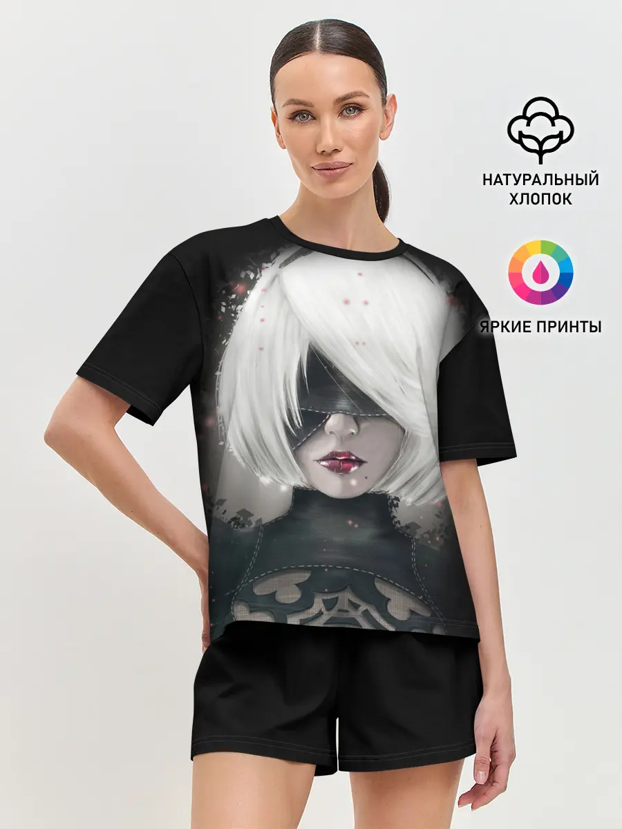 Женская пижама с шортами / YoRHa | Nier