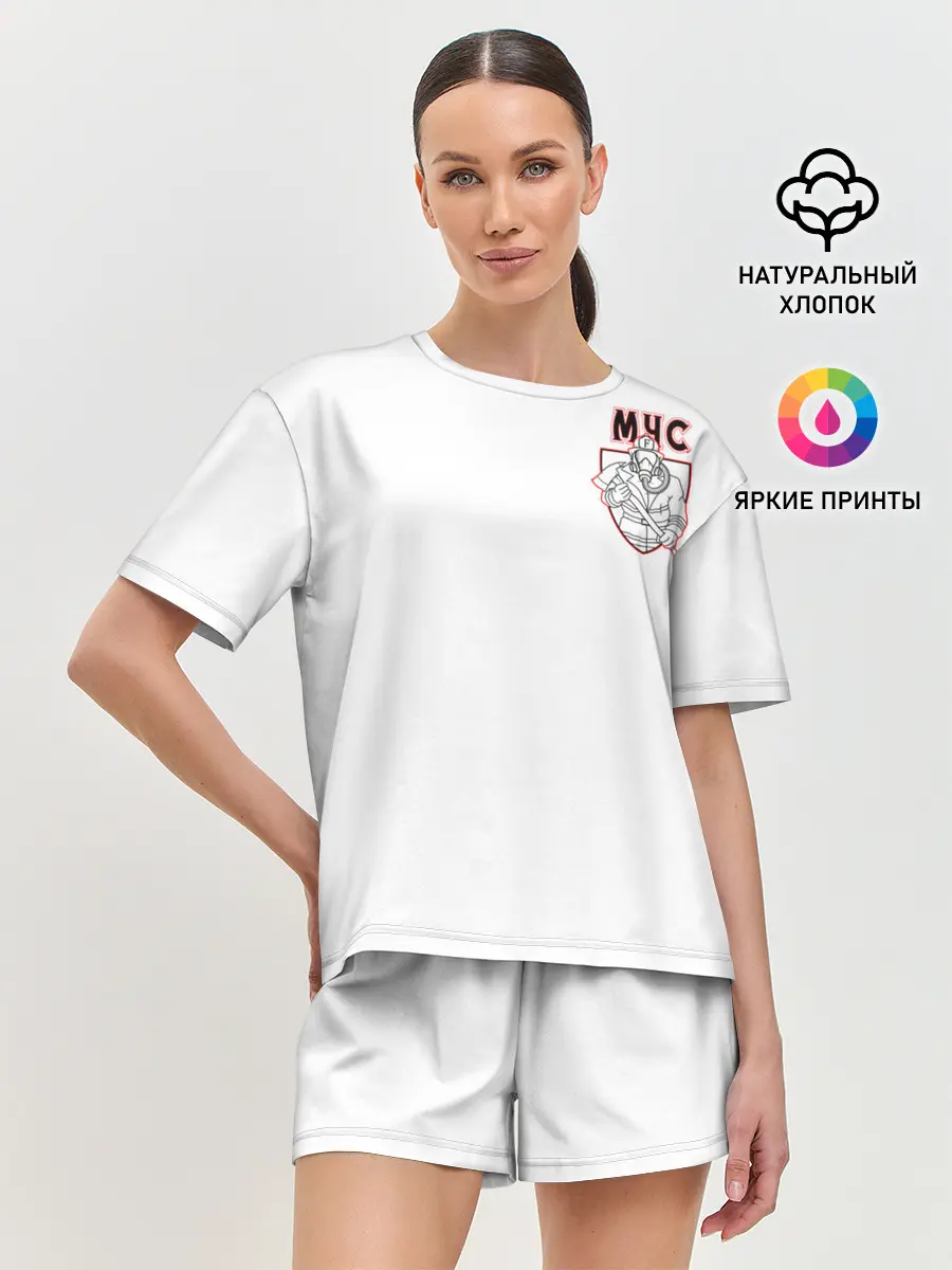 Женская пижама с шортами / МЧС