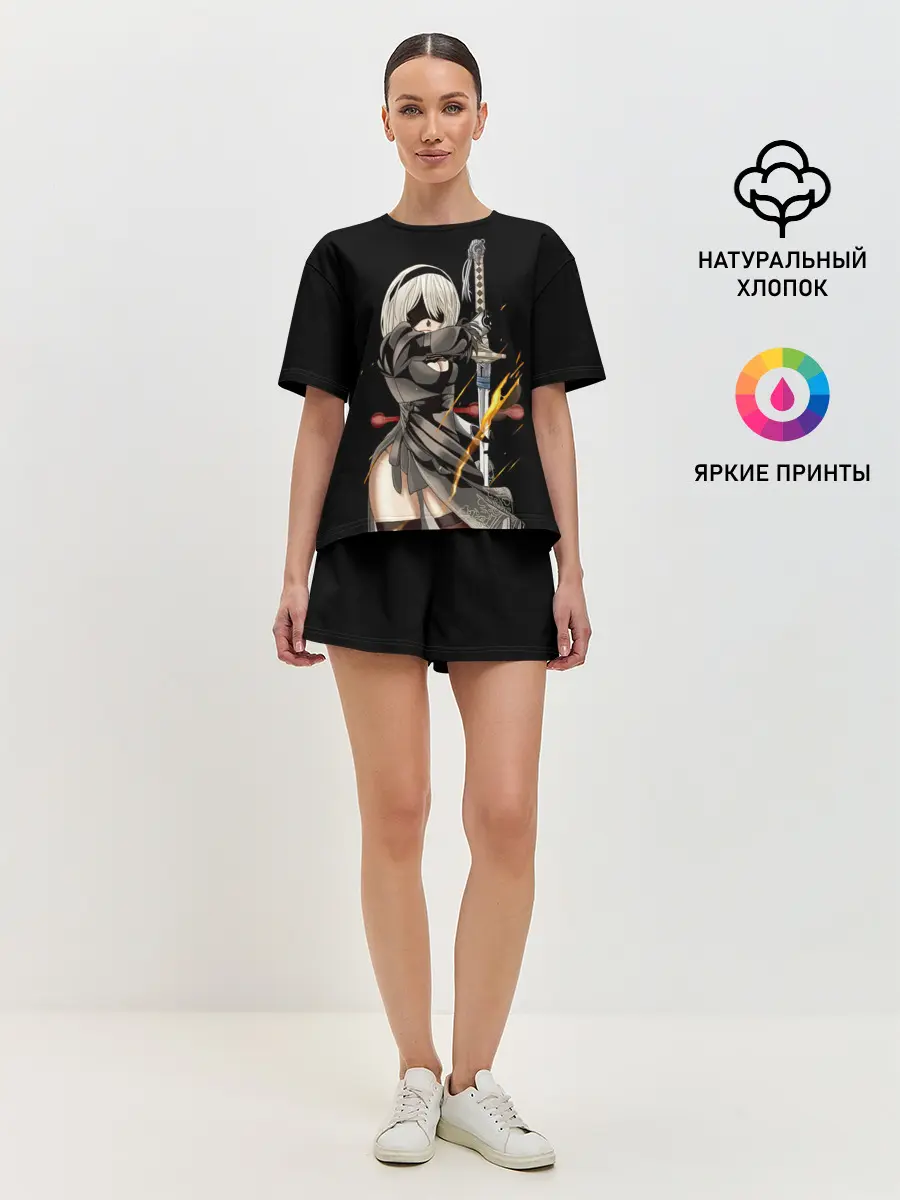 Женская пижама с шортами / Nier: Automata