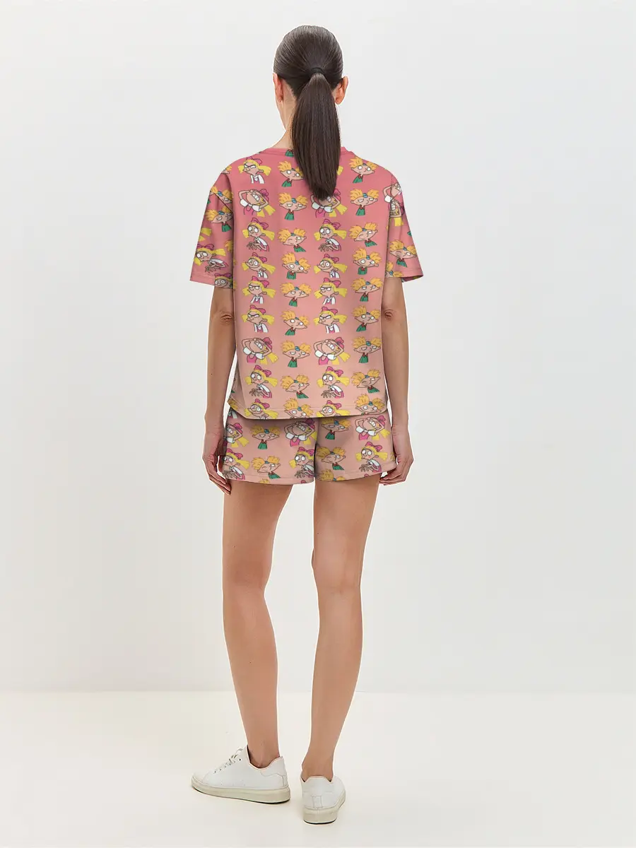 Женская пижама с шортами / Арнольд и Хельга