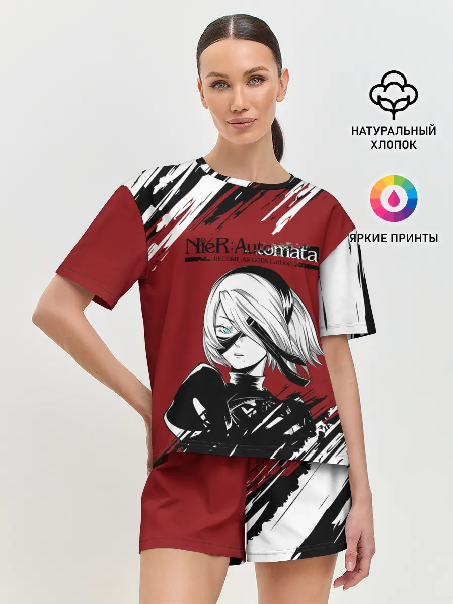 Женская пижама с шортами / ЙоРХа | Nier Automata