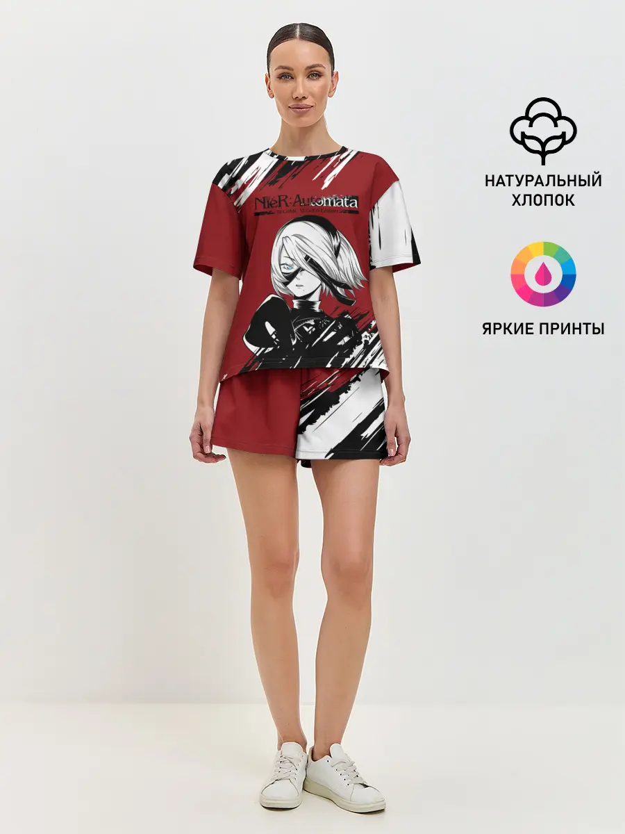 Женская пижама с шортами / ЙоРХа | Nier Automata