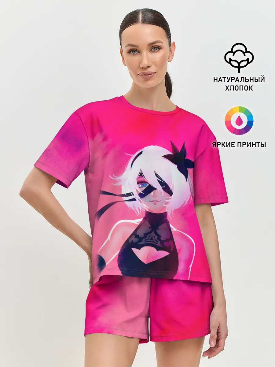 Женская пижама с шортами / Nier Automata | 2B