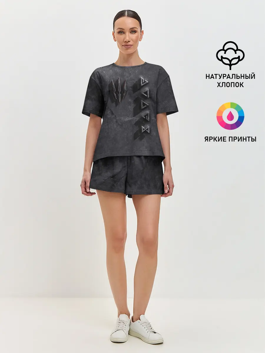 Женская пижама с шортами / THE WITCHER КАМЕНЬ