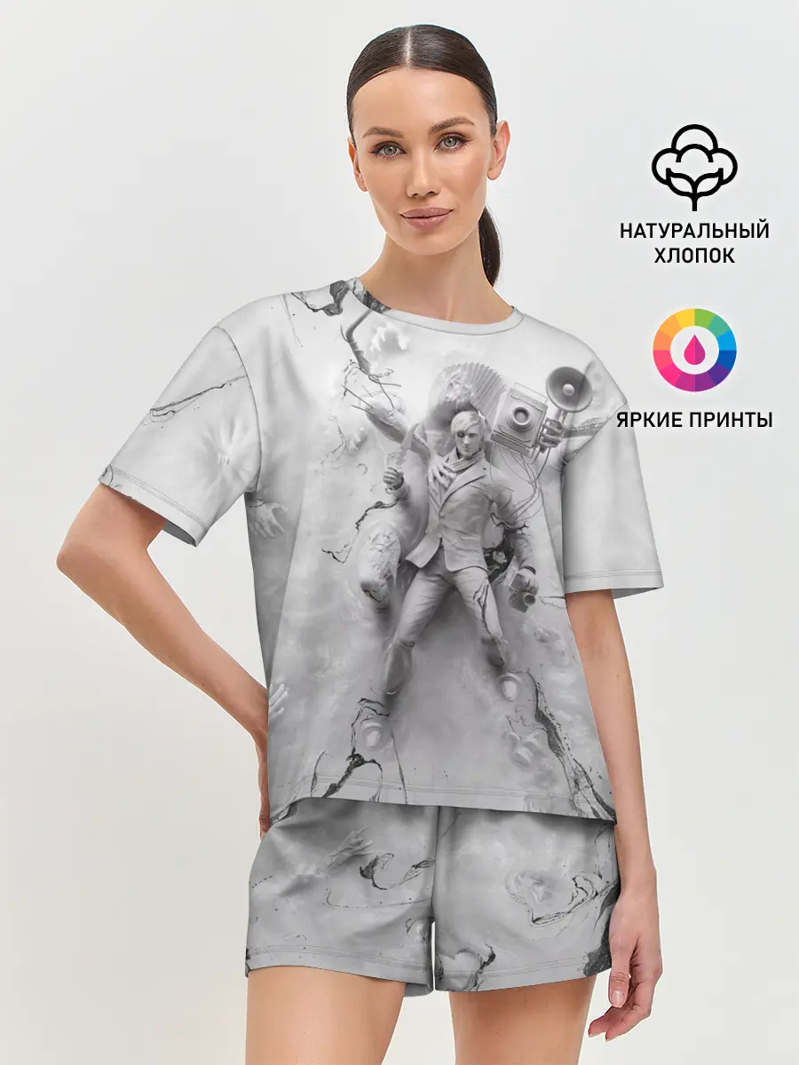 Женская пижама с шортами / The Evil Within 2