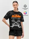 Женская пижама с шортами / KTM MOTORCYCLES / КТМ МОТОЦИКЛЫ