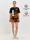 Женская пижама с шортами / KTM MOTORCYCLES / КТМ МОТОЦИКЛ