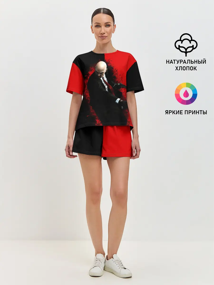 Женская пижама с шортами / Hitman splash