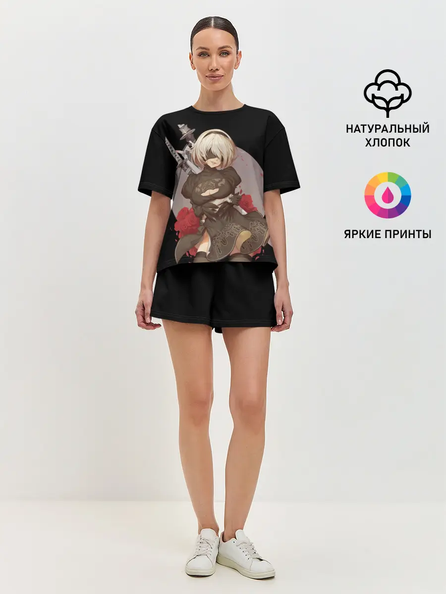 Женская пижама с шортами / Nier: Automata