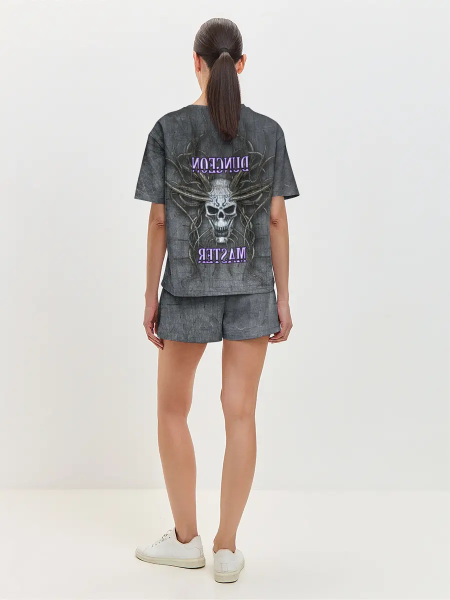 Женская пижама с шортами / DM | Dungeon Master | SKULL