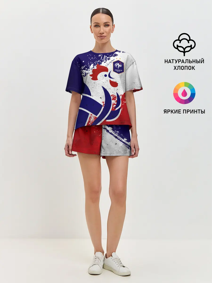 Женская пижама с шортами / Сборная Франции