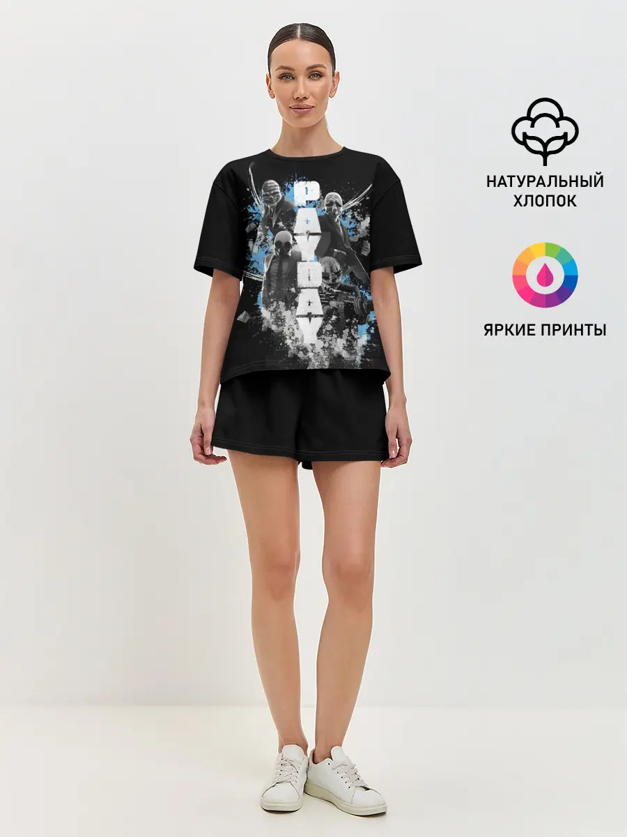 Женская пижама с шортами / Pay Day Brothers