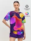 Женская пижама с шортами / Rainbow T-Shirt